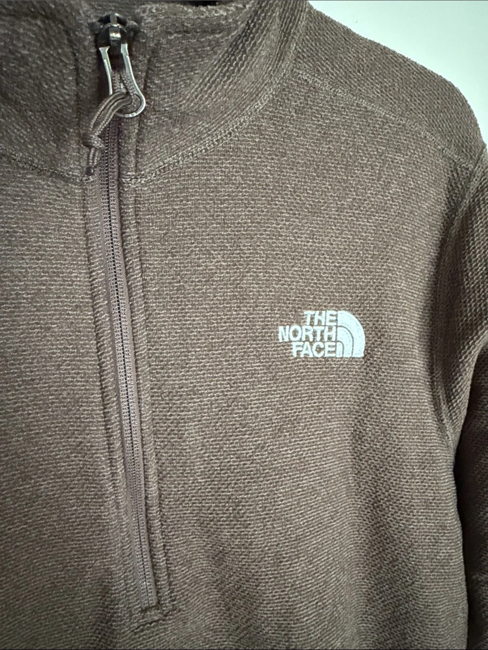 The North Face Brown Half-Zip Pullover Sweater